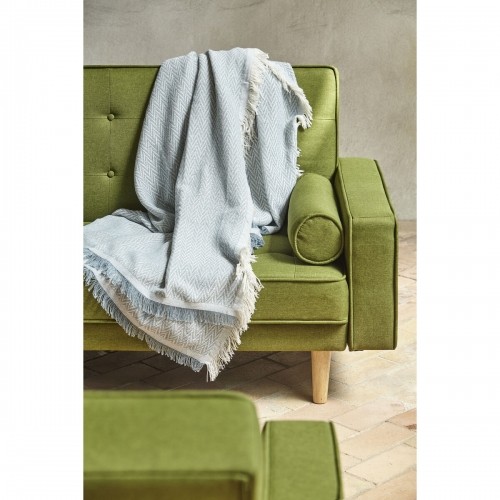 Blanket Alexandra House Living India Light Green 125 x 180 cm image 3