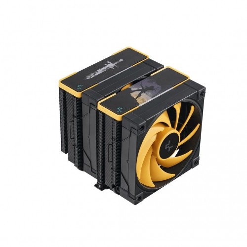 DeepCool AK620 Zero Dark Zoria Processor Air cooler 12 cm Black, Yellow 1 pc(s) image 3