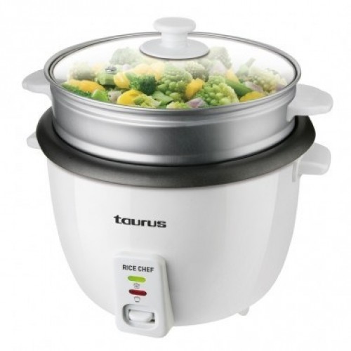 Taurus RICE CHEF rice cooker 1.8 L 700 W Grey, White image 3