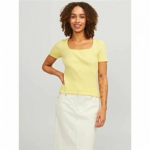 Women’s Short Sleeve T-Shirt Jxsky Ss Jack & Jones French Vanilla Yellow image 3