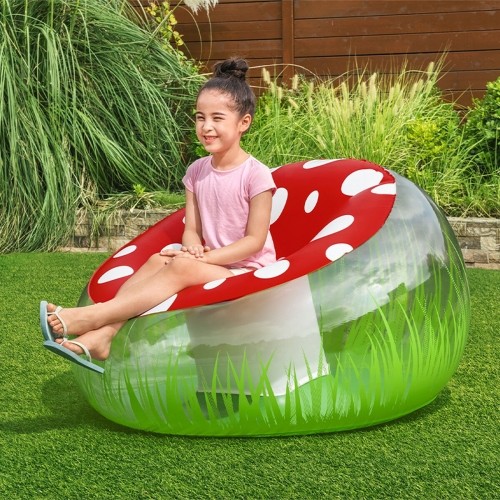 Inflatable Armchair Bestway Multicolour 112 x 112 x 66 cm Mushroom image 3