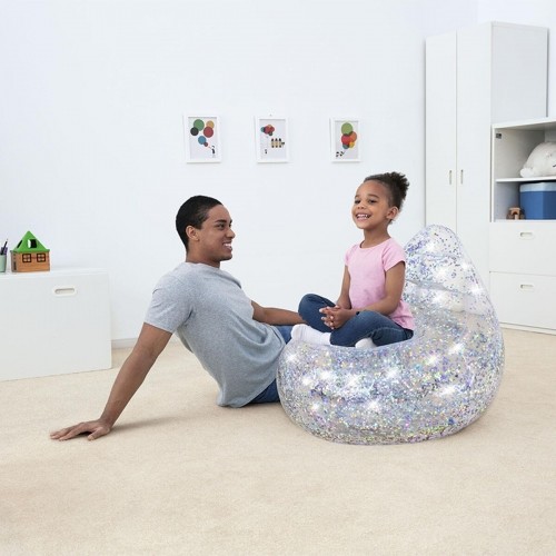 Inflatable Armchair Bestway Multicolour 72 x 72 x 64 cm Glitter image 3