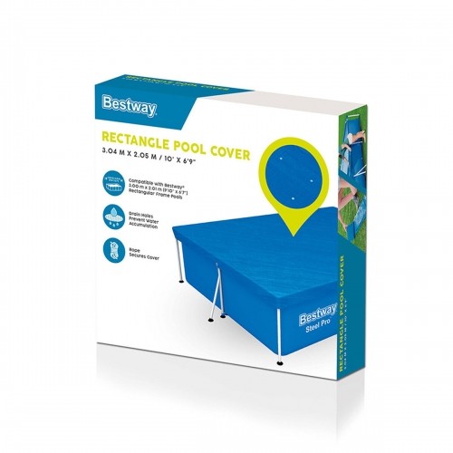 Swimming Pool Cover Bestway Blue 300 x 201 x 66 cm (1 Unit) image 3