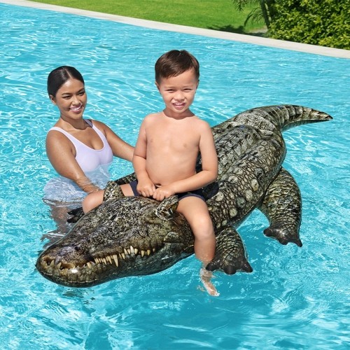 Inflatable Pool Float Bestway Krokodils 193 x 94 cm image 3
