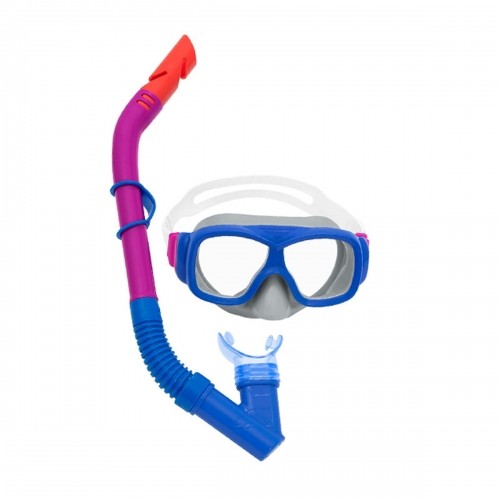 Детские очки для ныряния с трубкой Bestway Синий Оранжевый Разноцветный image 3