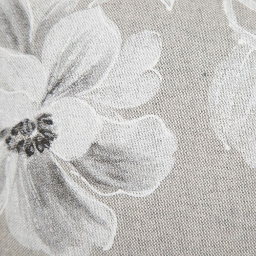 Cushion Grey Flowers 50 x 30 cm image 3