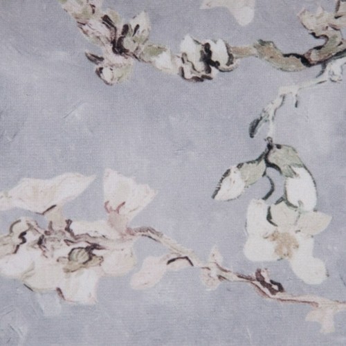 Cushion Grey Flowers 40 x 60 cm image 3