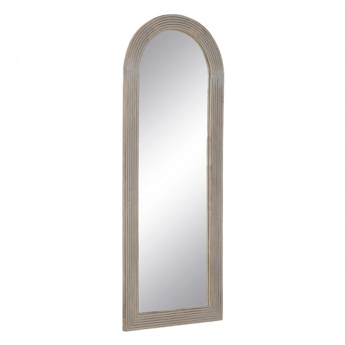 Bigbuy Home Garderobes spogulis Balts Dabisks Stikls Mango koks Koks MDF Vertikāli 64,8 x 3,8 x 172,7 cm image 3