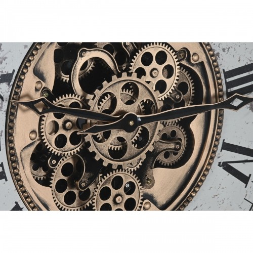 Настенное часы Home ESPRIT Белый Чёрный Позолоченный Стеклянный Железо 66 x 10 x 80 cm image 3