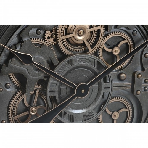 Sienas pulkstenis Home ESPRIT Pelēks Bronza Sudrabains Stikls Dzelzs 80 x 10 x 80 cm image 3