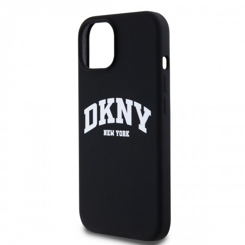 DKNY Liquid Silicone Arch Logo MagSafe Case for iPhone 13 Black image 3