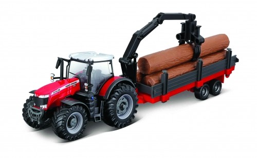 BBURAGO tractor with deluxe trailer, assort., 10cm, 18-31677/18-31678/18-31659 image 3
