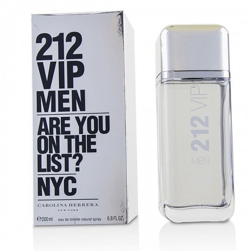 Men's Perfume Carolina Herrera 212 Vip Men EDT 200 ml image 3