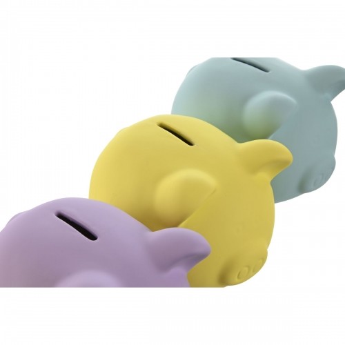 Money box Home ESPRIT Dolomite Pig 13,5 x 11 x 11,5 cm (3 Units) image 3