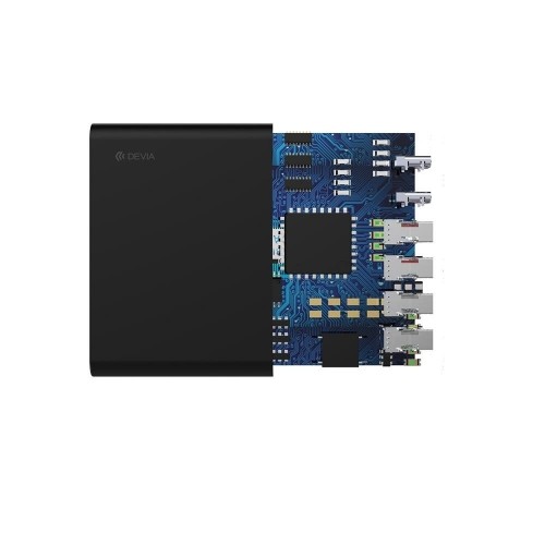 Devia Extreme PD QC 3.0 / 2x USB-C / 4x USB Зарядное Устройство 75W image 3