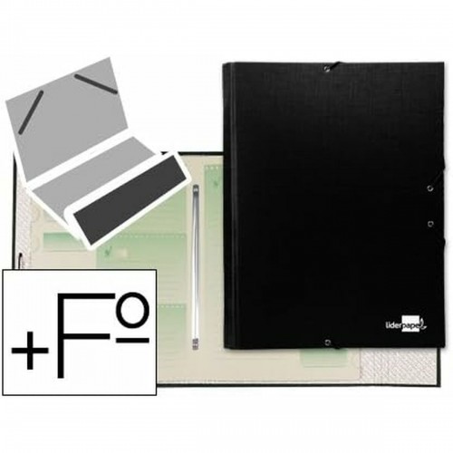 Organizatora Mape Liderpapel CS02 A4 Melns image 3