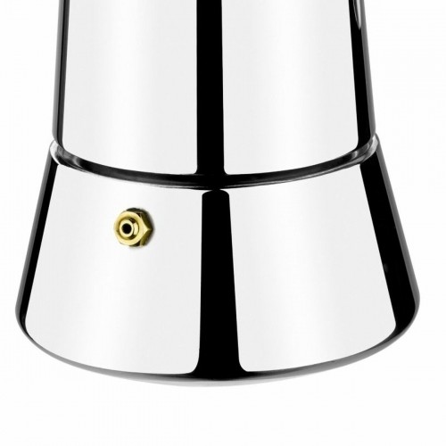 Italian Coffee Pot Monix M630004 Steel Silver 4 Cups image 3