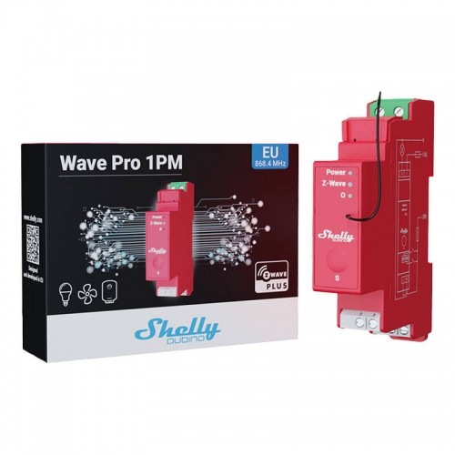 1-channel DIN rail relay with energy measurement Shelly Qubino Pro 1PM image 3