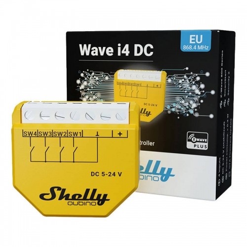 Controller Shelly Qubino Wave i4 DC image 3