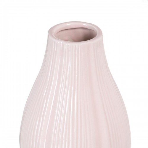 Bigbuy Home Vāze Rozā Keramika 12,5 x 12,5 x 20,5 cm image 3