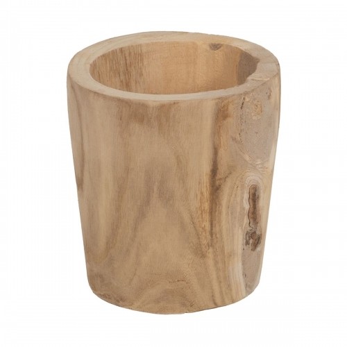 Set of Planters Natural Paolownia wood 32 x 32 x 32 cm (3 Units) image 3