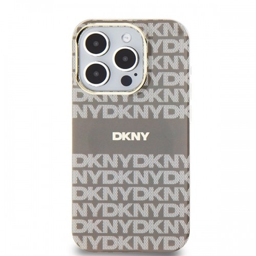 DKNY DKHMP15XHRHSEE iPhone 15 Pro Max 6.7" beżowy|beige hardcase IML Mono & Stripe MagSafe image 3