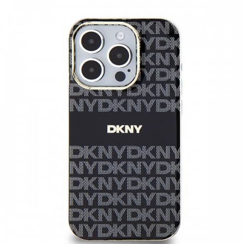 DKNY DKHMP14LHRHSEK iPhone 14 Pro 6.1" czarny|black hardcase IML Mono & Stripe MagSafe image 3