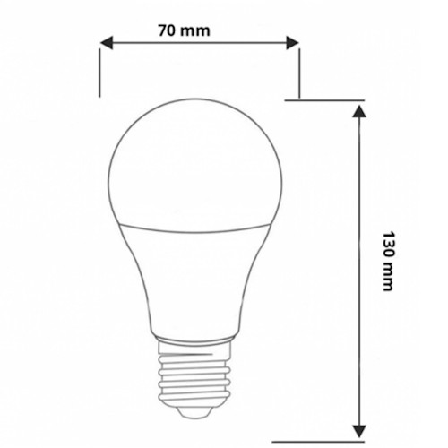 Visional Visonal 12W Filament Fito Led Lampa - Spuldze A60 E27 24.50 µmol/s (pilna spektra) priekš perfektas augu audzēšanas image 3