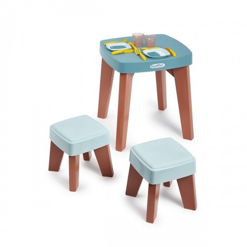 Galds un 2 krēsli Ecoiffier Plastmasa Daudzkrāsains (13 Daudzums) image 3