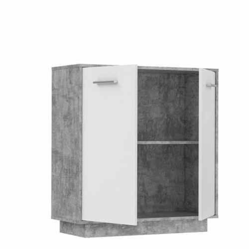 Storage furniture Wood Light grey White (88,9 x 34,2 x 88,1 cm) image 3