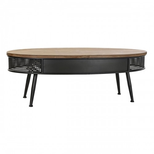Кофейный столик DKD Home Decor Коричневый Чёрный Металл Ель 120 x 58 x 42 cm image 3