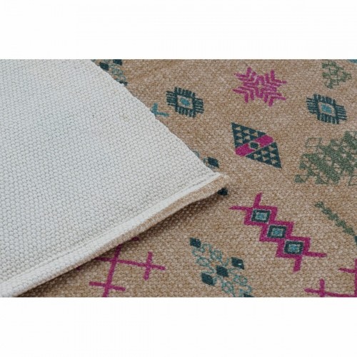 Carpet DKD Home Decor 120 x 180 x 0,4 cm Polyester White Ikat Boho (2 Units) image 3
