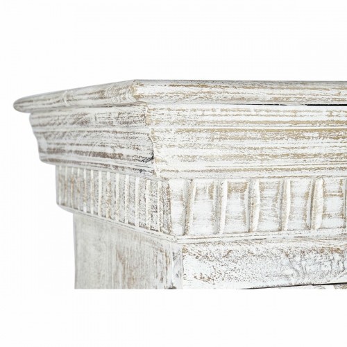 Skapītis DKD Home Decor Balts Metāls Mango koks (100 x 43 x 190 cm) image 3