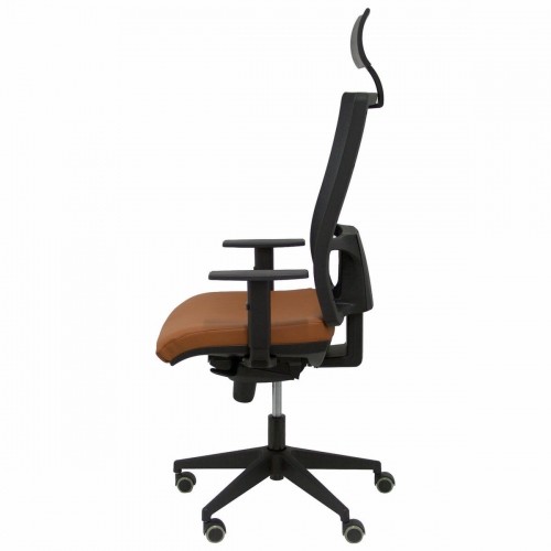 Biroja krēsls ar galvas atbalstu Horna P&C Brūns image 3