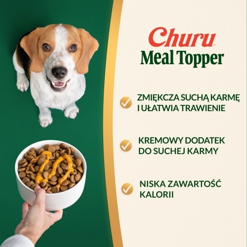INABA Churu Meal Topper Chicken with pumpkin - dog treat - 4 x 14g image 3
