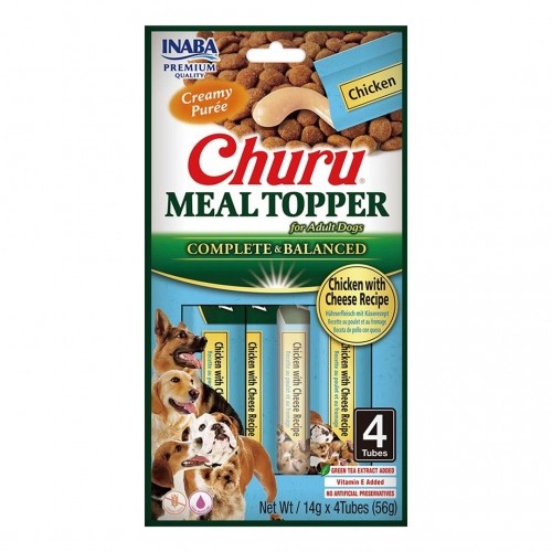 INABA Churu Meal Topper Chicken with cheese - dog treat - 4 x 14g image 3