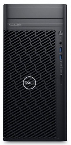 PC|DELL|Precision|3680 Tower|Tower|CPU Core i9|i9-14900K|3200 MHz|RAM 32GB|DDR5|4400 MHz|SSD 1TB|Graphics card Intel Integrated Graphics|Integrated|ENG|Windows 11 Pro|Included Accessories Dell Optical Mouse-MS116 - Black;Dell Multimedia Wired Keyboard - K image 3