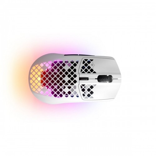 Mouse SteelSeries Aerox 3 White Multicolour Monochrome image 3