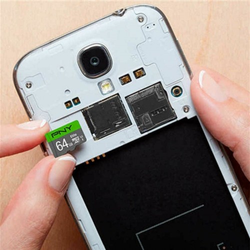 Mikro SD Atmiņas karte ar Adapteri PNY P-SDUX64U185GW-GE 64 GB image 3