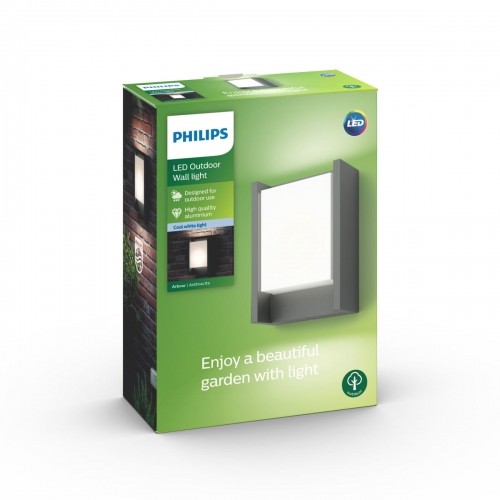 LED Wall Light Philips Anthracite Aluminium Plastic A++ 6 W 600 lm (1 Unit) (Refurbished A) image 3