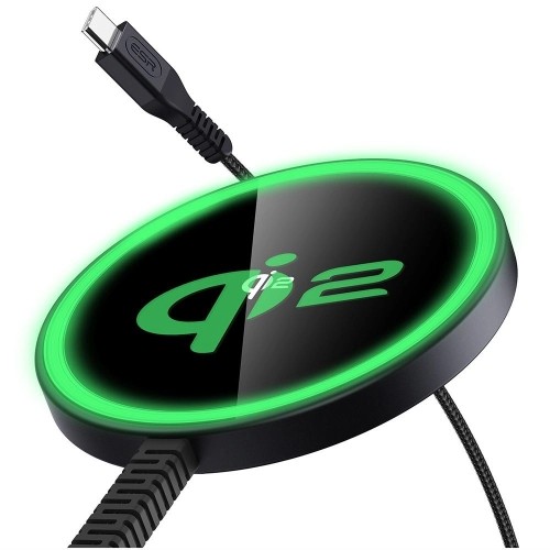 ESR Halolock Qi2 Mini Wireless Charger 15W with MagSafe - Black image 3