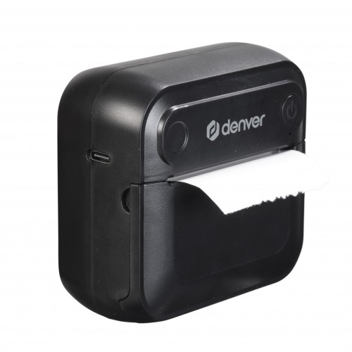 Denver MBP-32B Thermal Mini Printer with Bluetooth, Black image 3