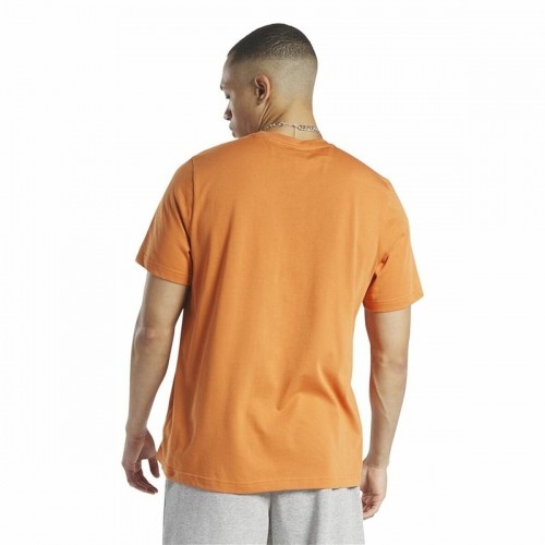 Vīriešu Krekls ar Īsām Piedurknēm Reebok Graphic Series Oranžs image 3