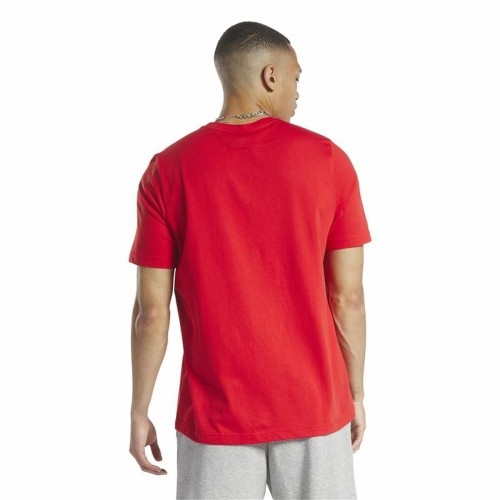 Men’s Short Sleeve T-Shirt Reebok Graphic Series Red image 3