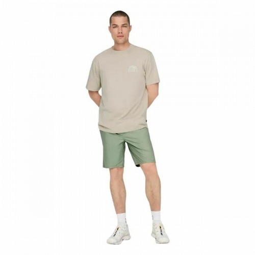 Men’s Short Sleeve T-Shirt Only & Sons Onskylan Rlx Icon Soft green image 3