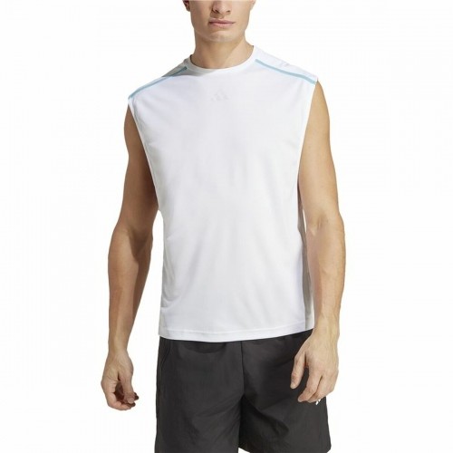 Мужская футболка без рукавов Adidas Base Белый image 3
