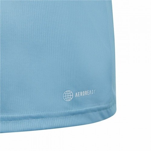 Child's Short Sleeve T-Shirt Adidas Training Essentials Light Blue image 3