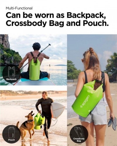 Spigen Aqua Shield A630 bag waterproof 20 l + bag 2 l - green image 3