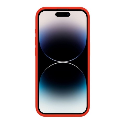 Evelatus Premium Mīksta pieskāriena silikona aizmugures maks-apvalks priekš iPhone 15 Pro Sarkana image 3