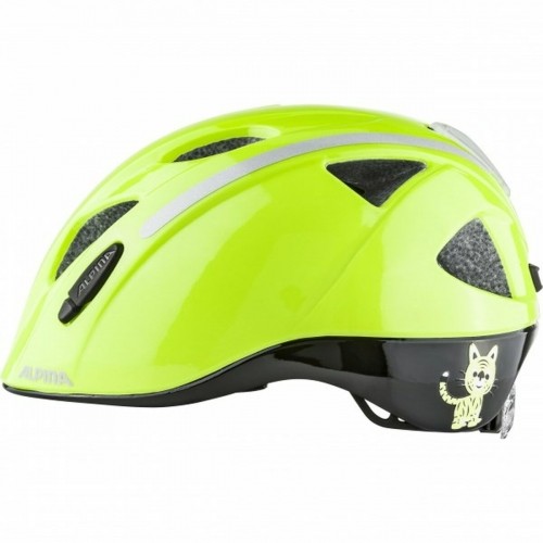 Children's Cycling Helmet Alpina XIMO FLASH Yellow Black 49-54 cm image 3